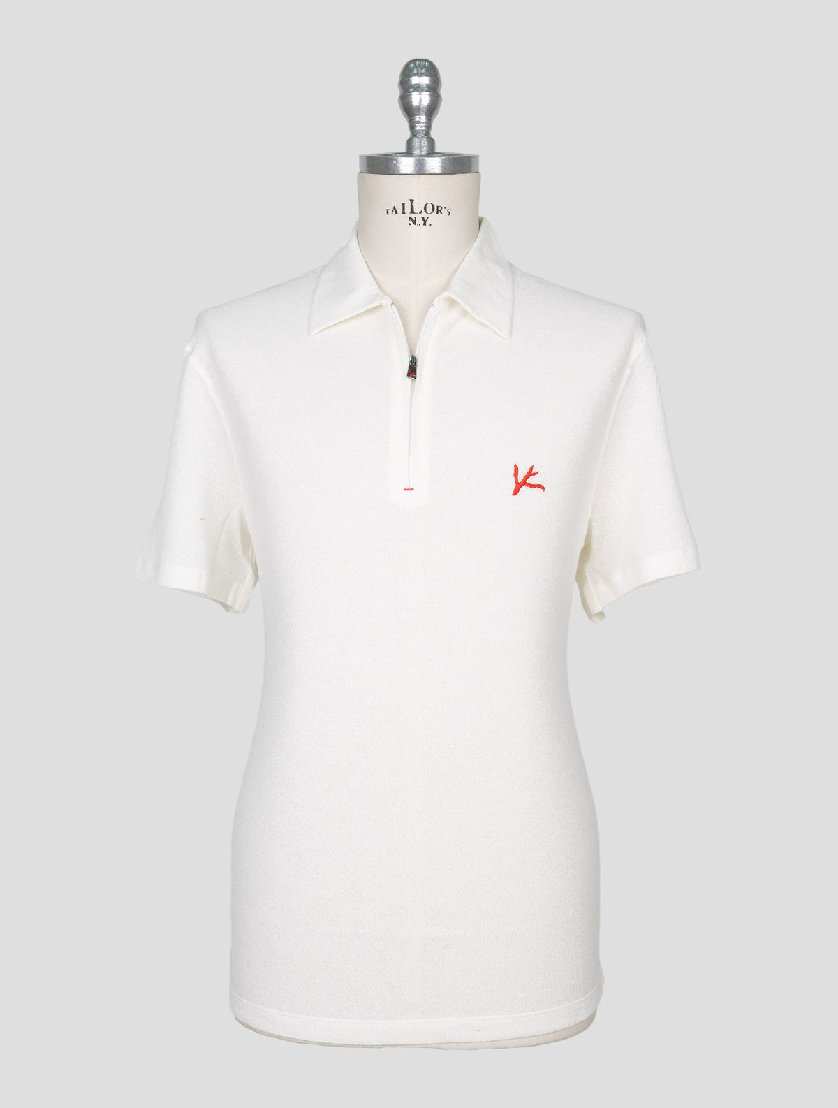 Isaia White Cotton  Polo 1