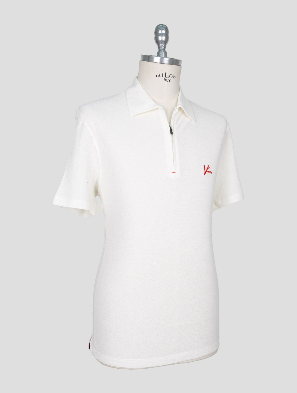 Isaia White Cotton  Polo 2