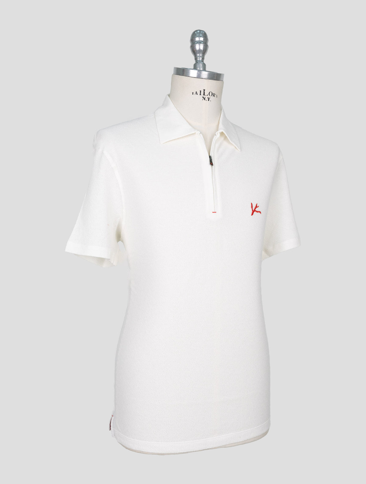 Isaia White Cotton  Polo 2