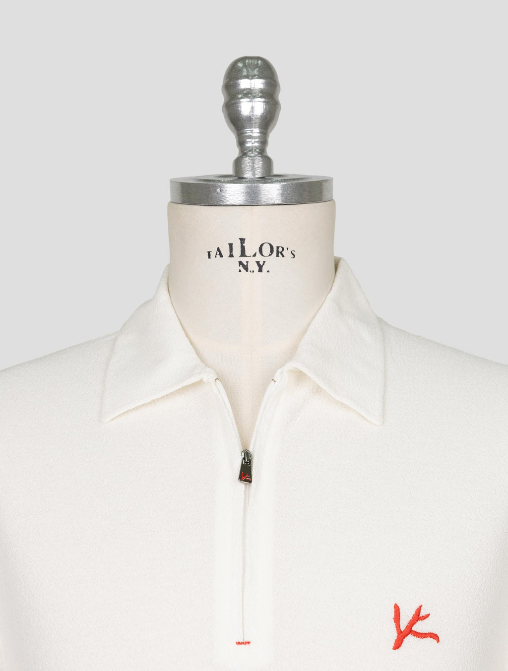 Isaia White Cotton  Polo 4
