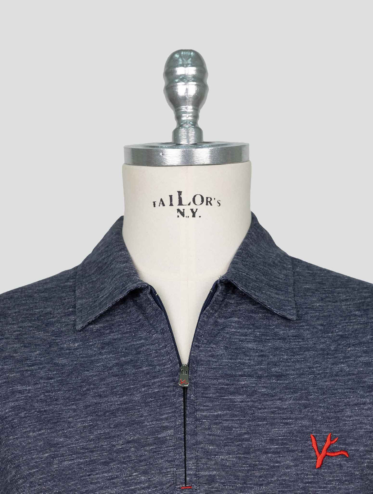 Isaia Blue Cotton  Polo 4