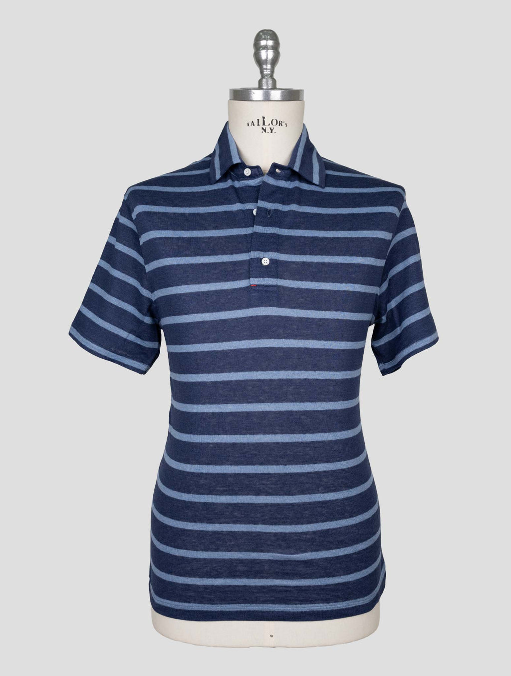 Isaia Blue Linen  Polo 1