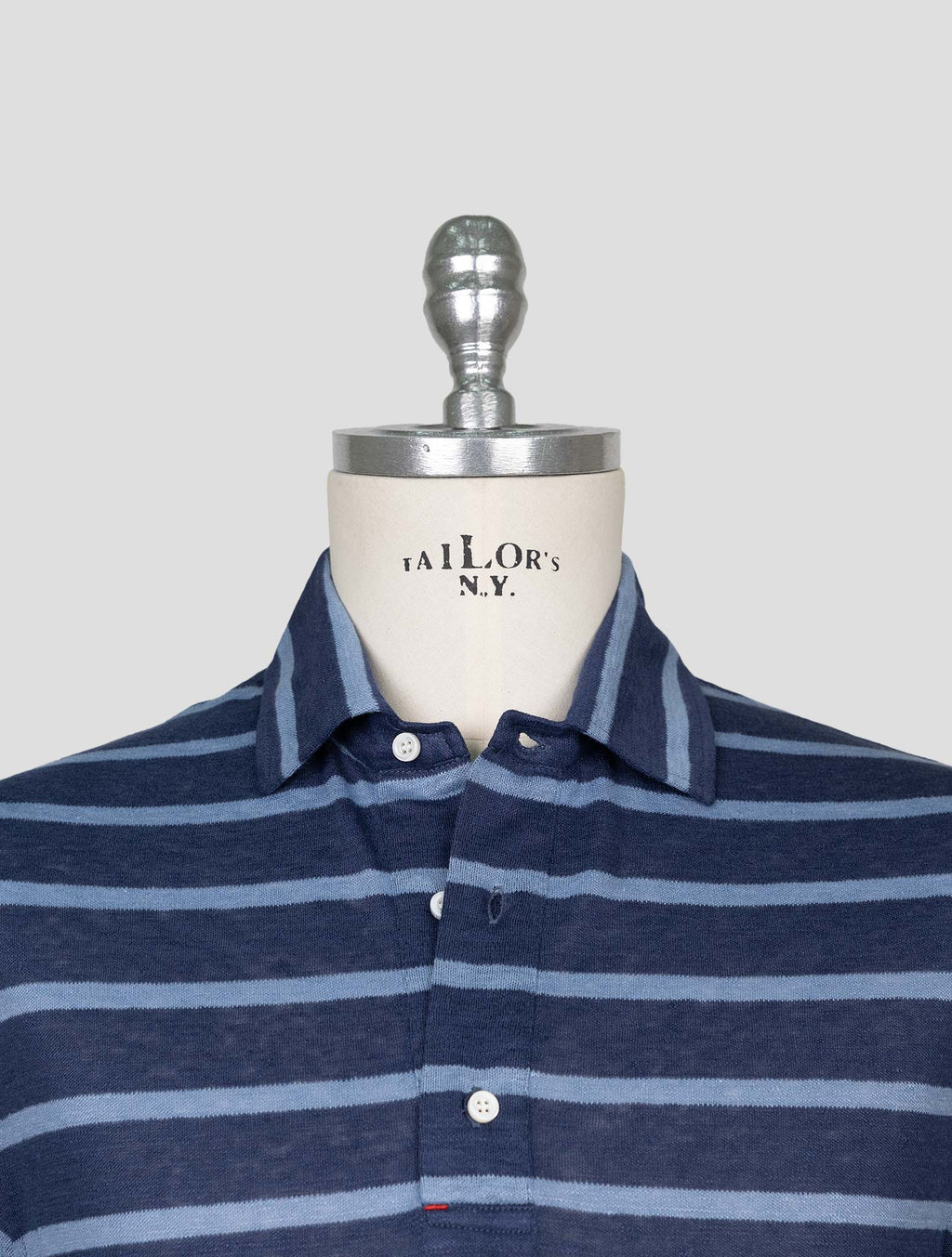 Isaia Blue Linen  Polo 4