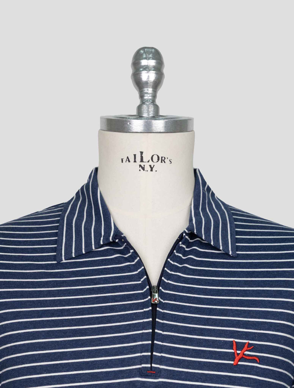 Isaia Blue Cotton  Polo 4