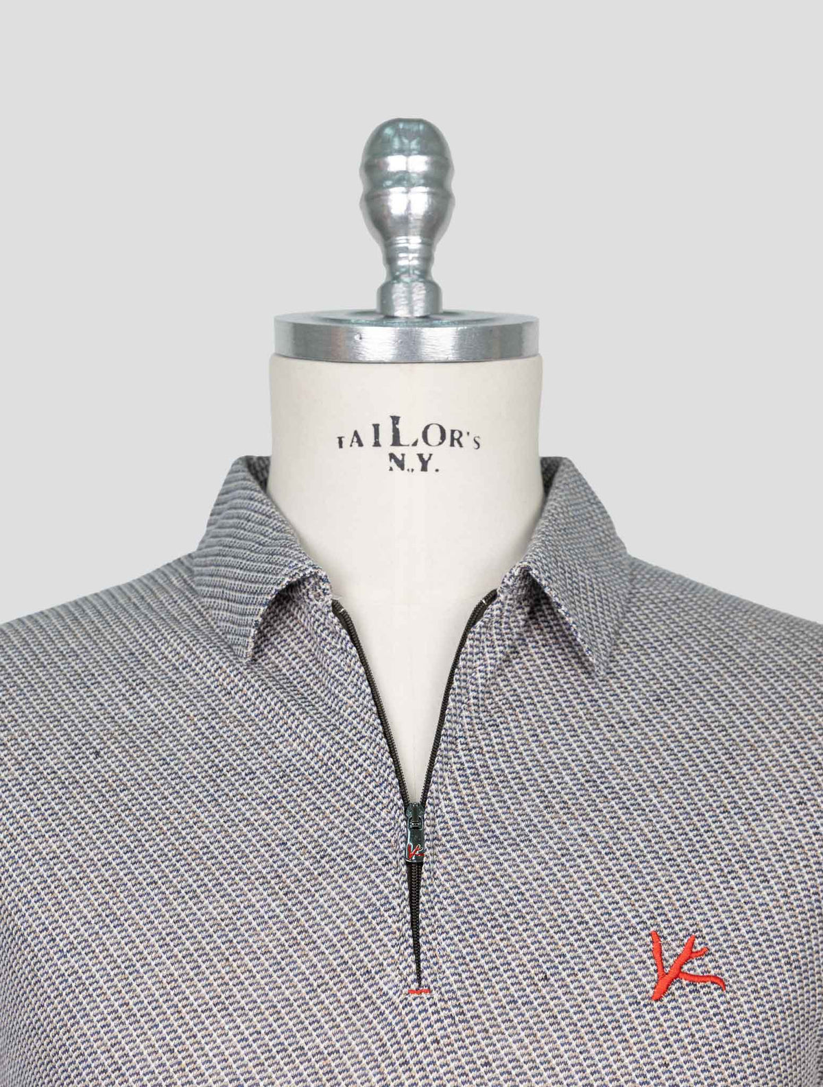 Isaia Multicolor Cotton Linen Polo 4
