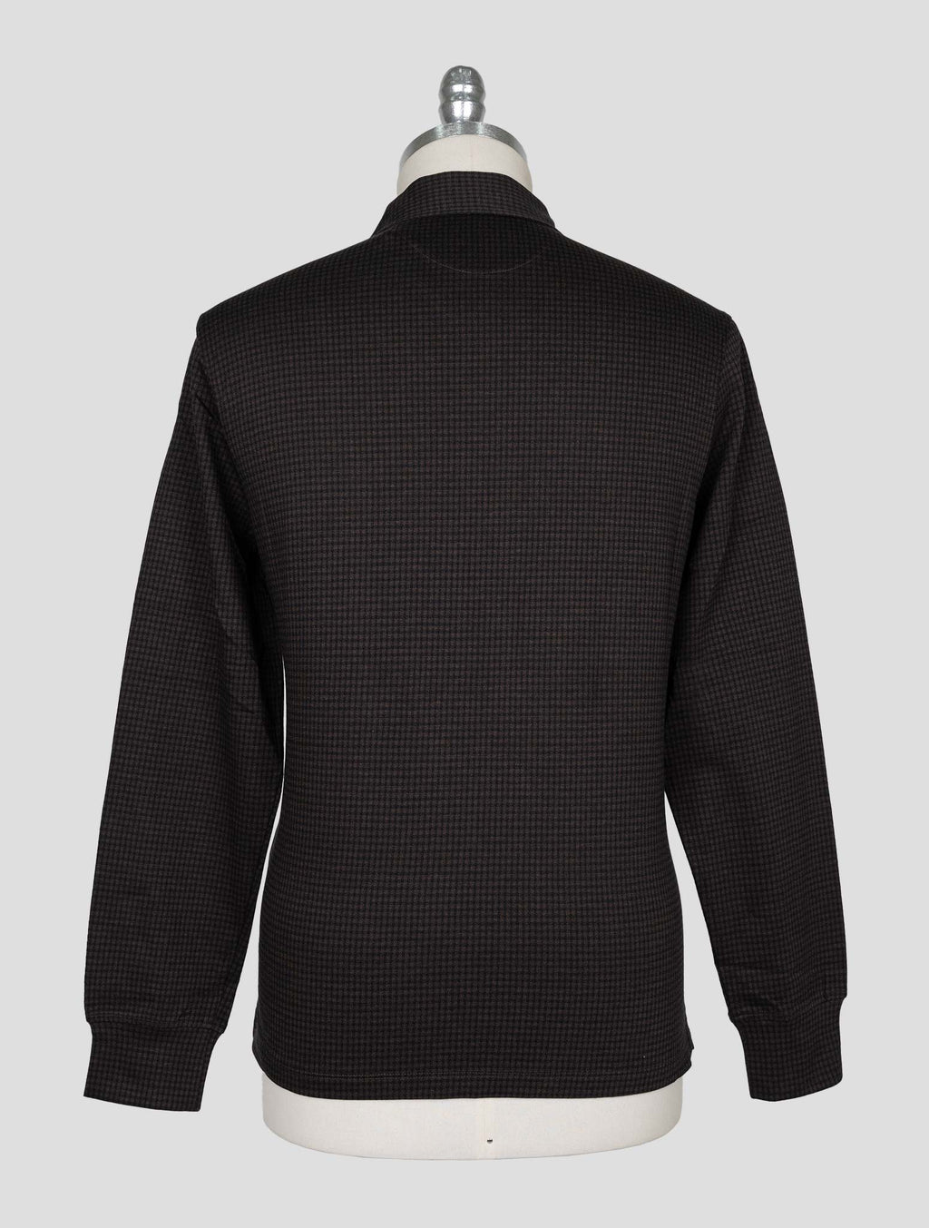 Isaia Brown Cotton Sweater Polo 3