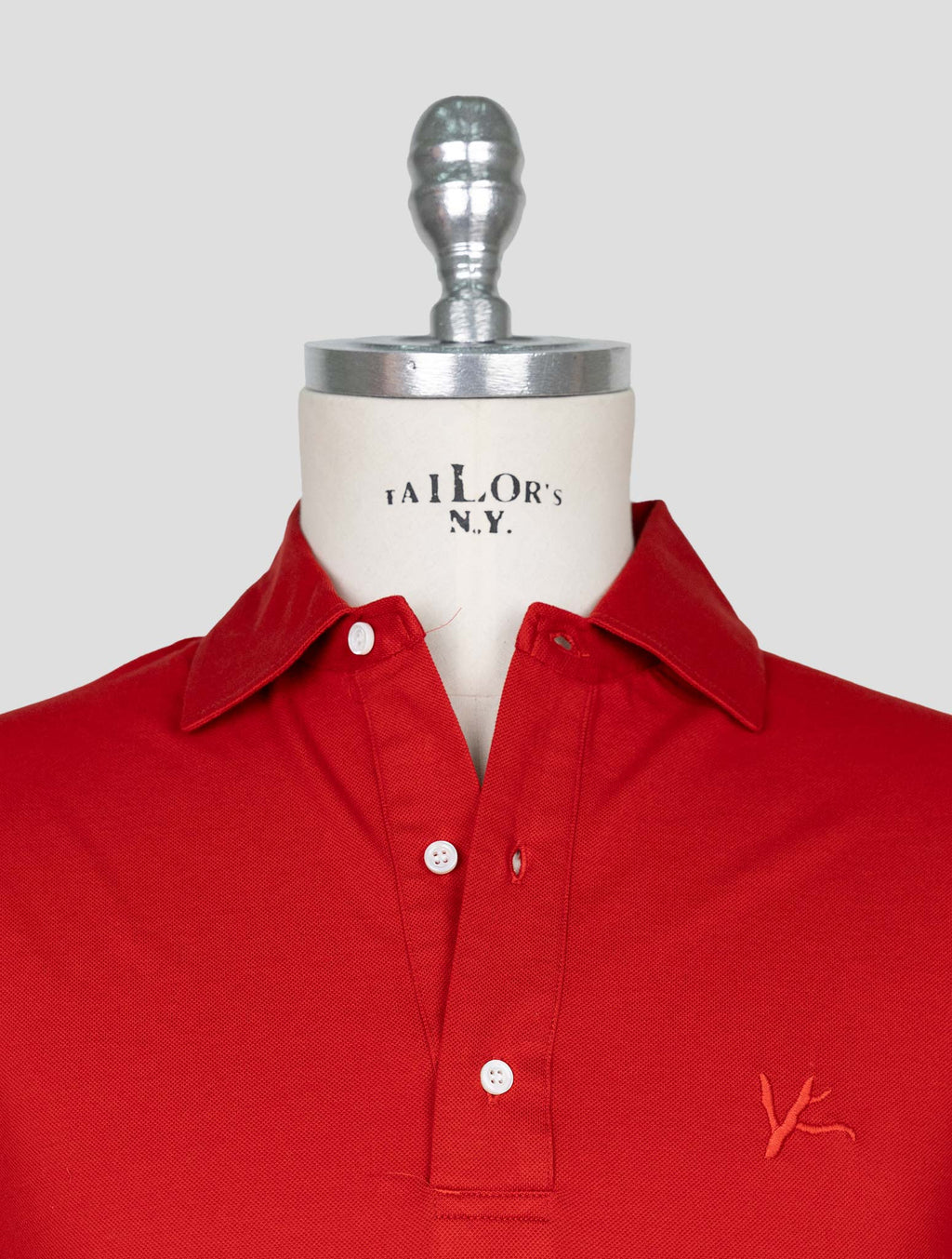 Isaia Red Cotton Polo 4