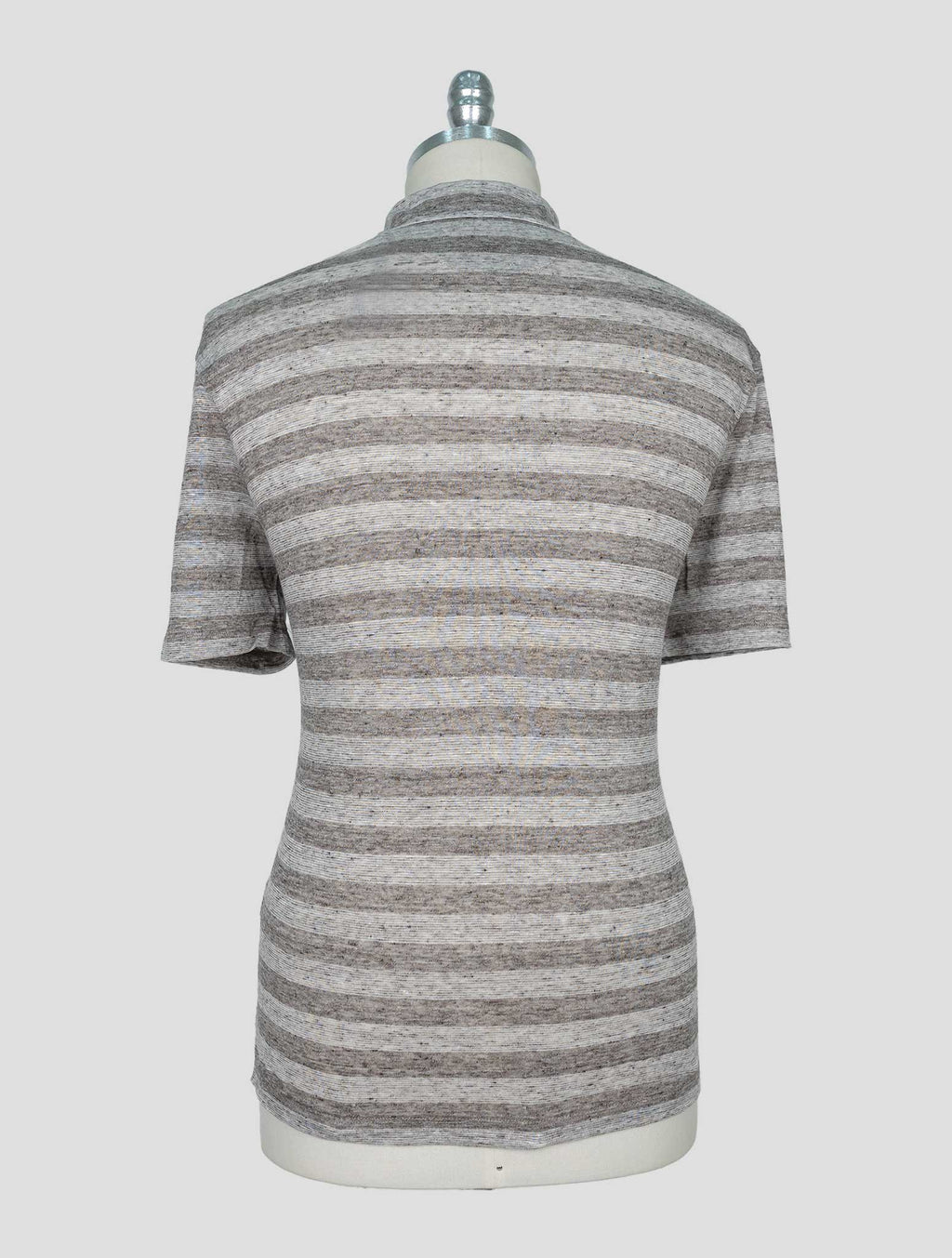 Isaia Brown Linen Polo 3