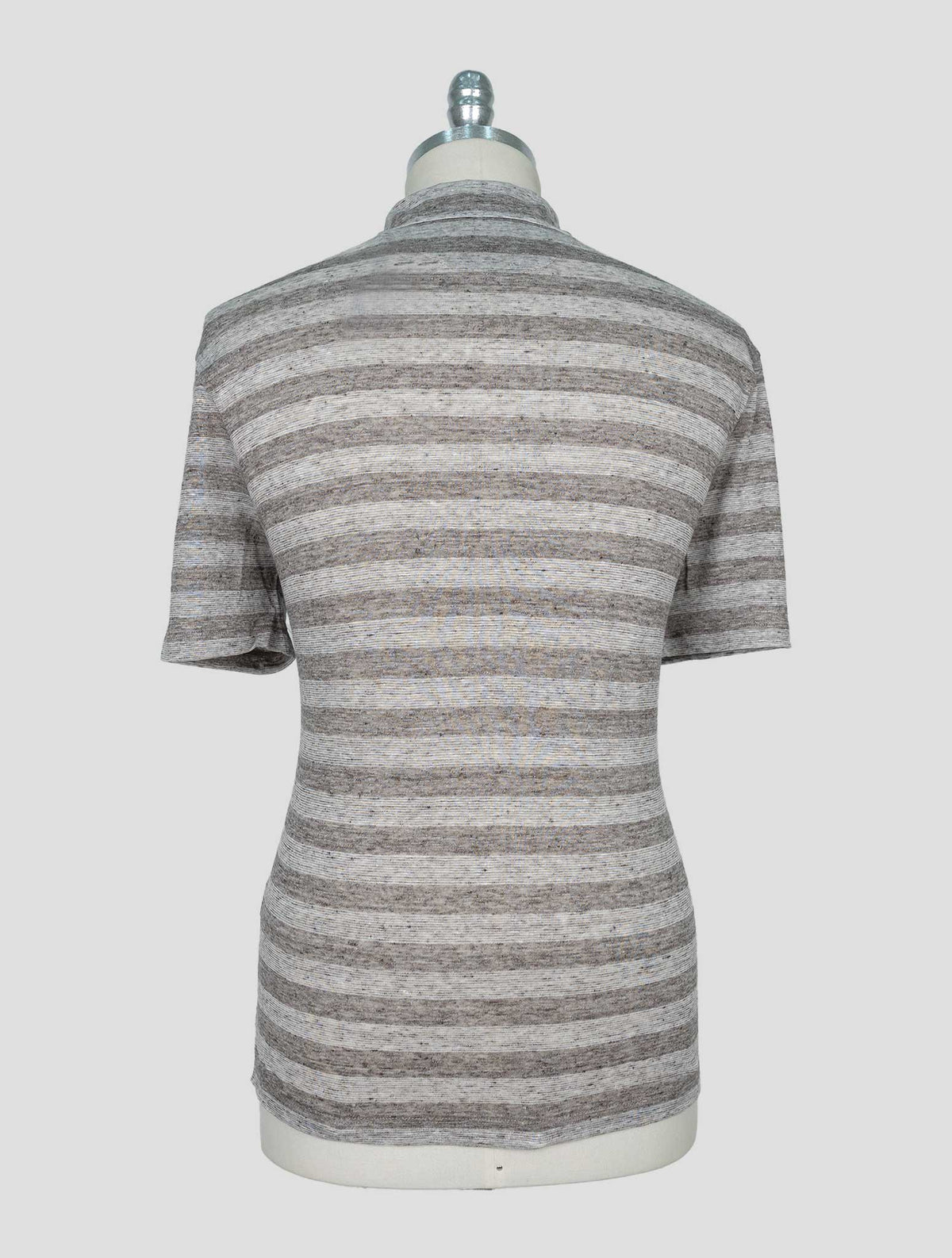 Isaia Brown Linen Polo 3