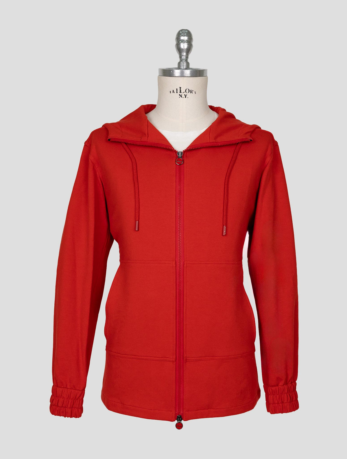 Kiton Red Cotton Ea Shirt Umbi 1