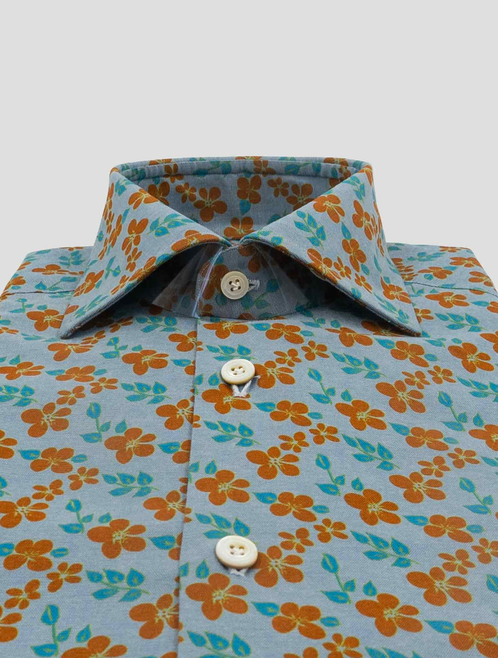 Kiton Multicolor Cotton Shirt 2