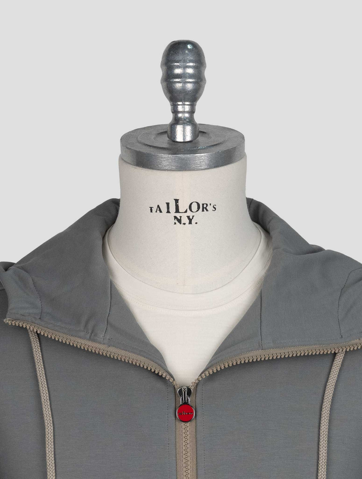 Kiton Gray Cotton Ea Shirt Umbi 4