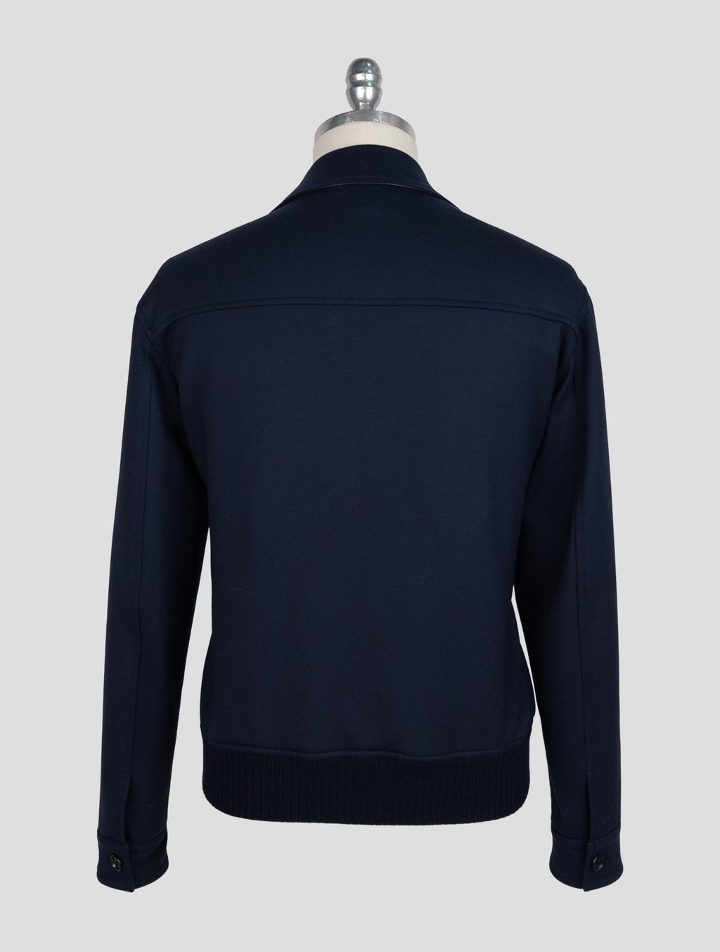 Kiton Blue Wool Ea Pa Coat 3