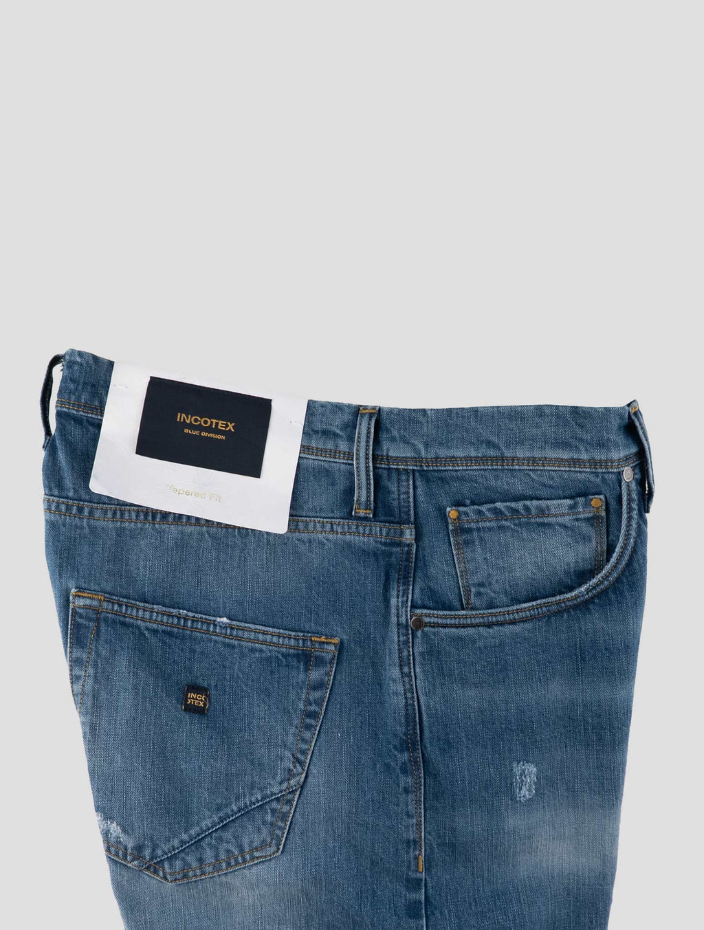 Incotex Blue Cotton Jeans 3