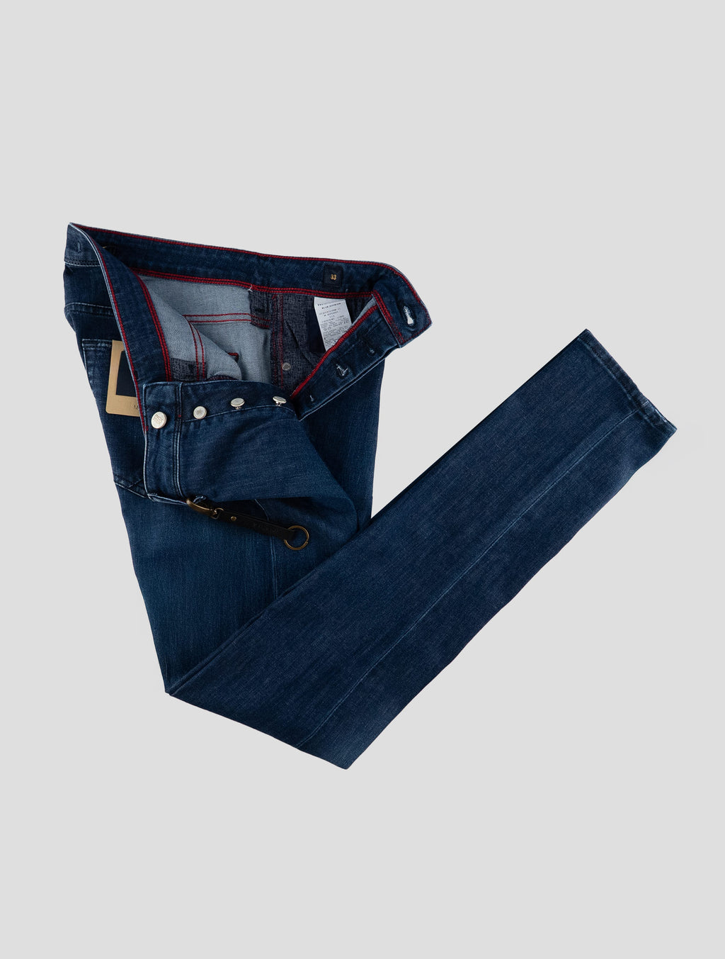 Incotex Blue Cotton Viscose Jeans 2