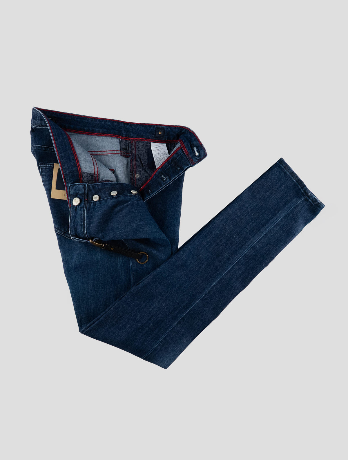 Incotex Blue Cotton Viscose Jeans 2