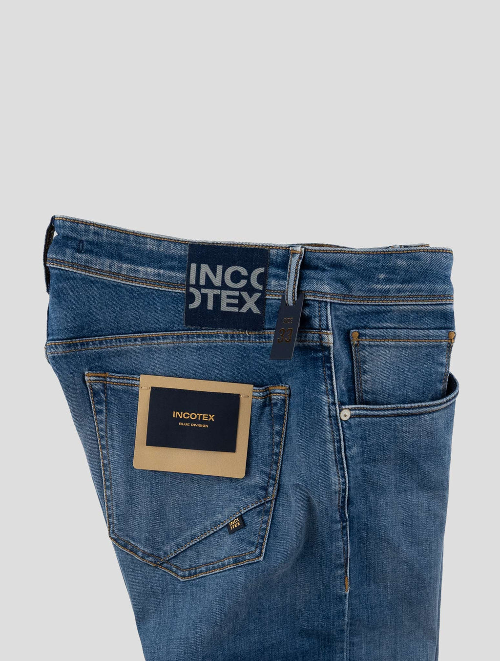 Incotex Blue Cotton Ea Jeans 3