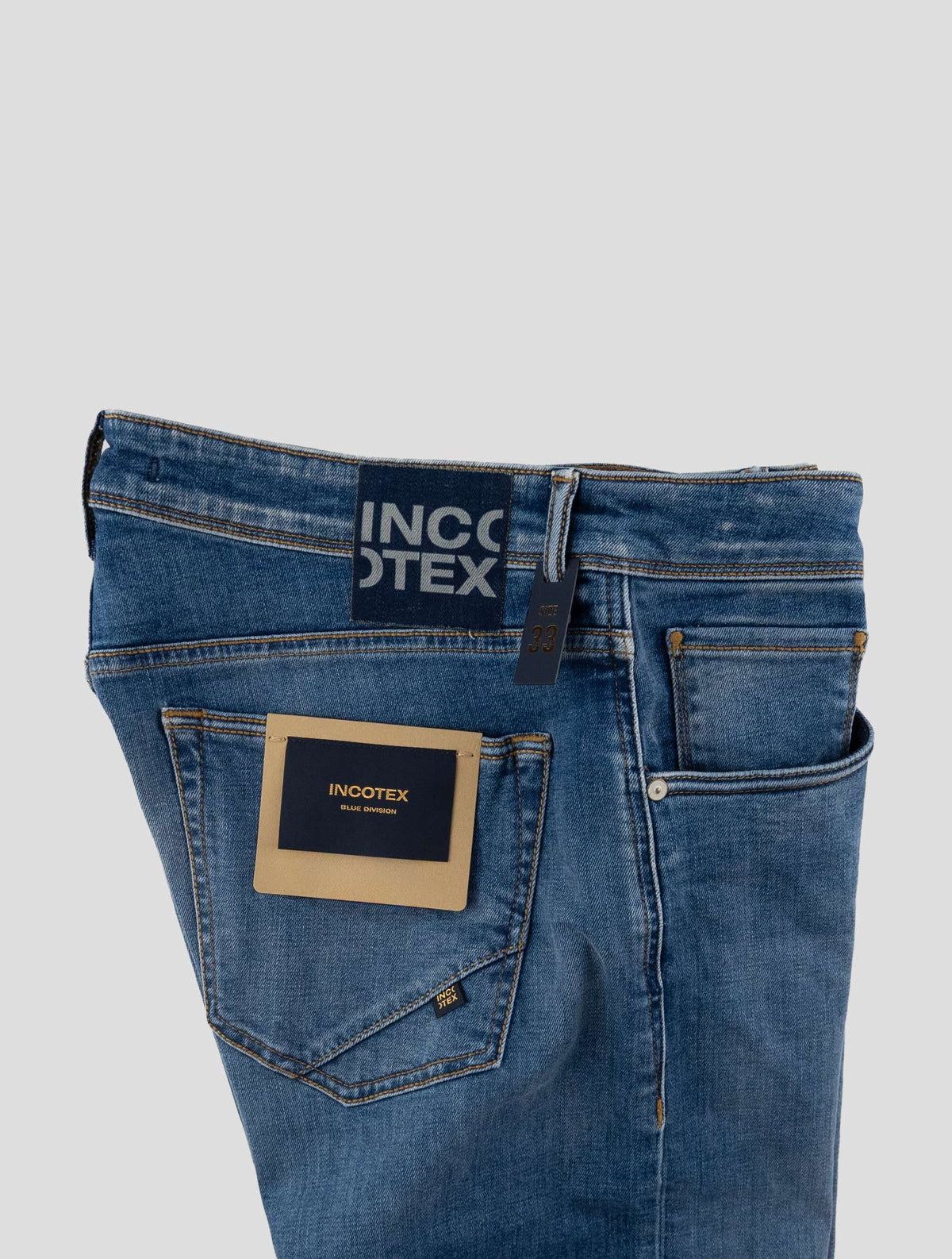 Incotex Blue Cotton Ea Jeans 3