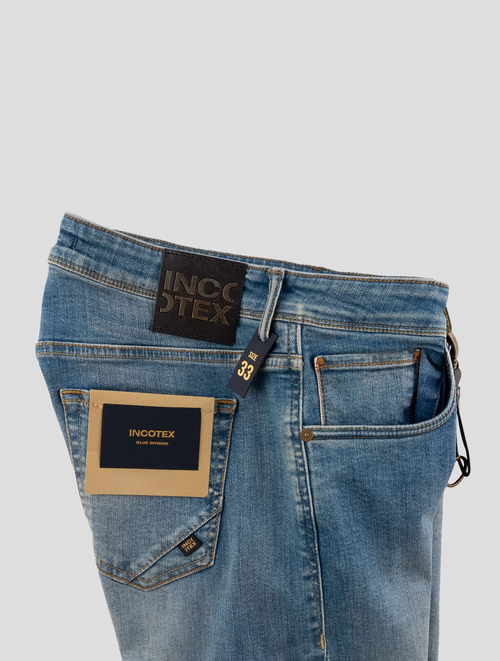 Incotex Blue Cotton Els Ea Jeans 3