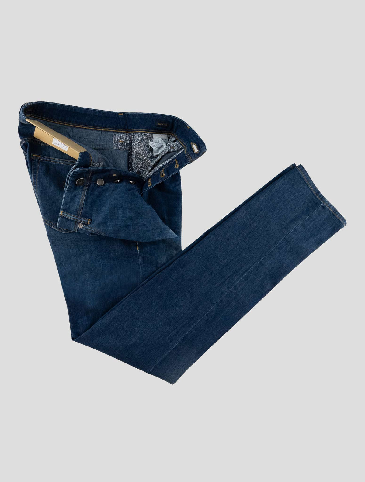 Incotex Blue Cotton Viscose Pl Ea Jeans 2