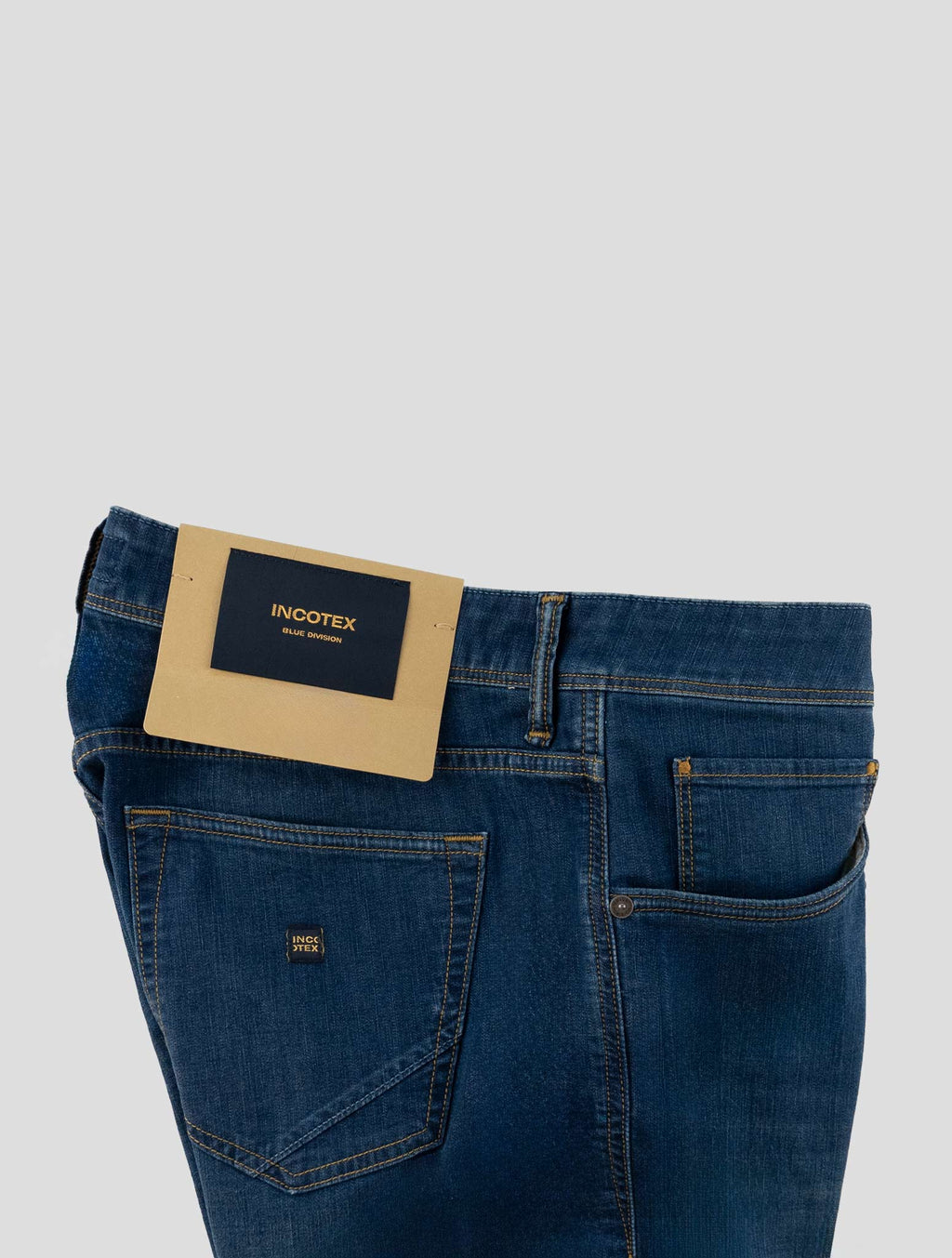 Incotex Blue Cotton Viscose Pl Ea Jeans 3