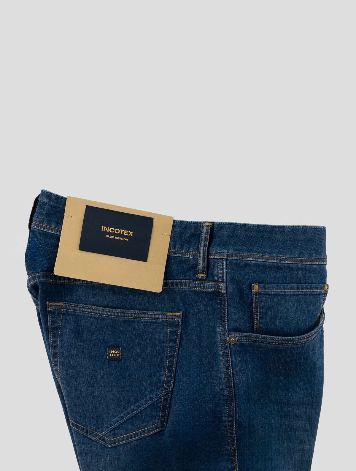 Incotex Blue Cotton Viscose Pl Ea Jeans 3
