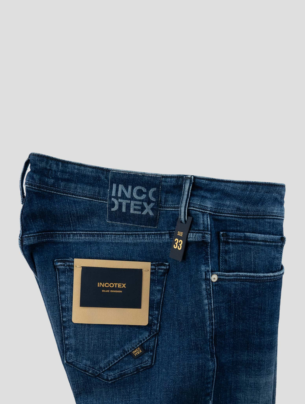 Incotex Blue Cotton Ea Jeans 3