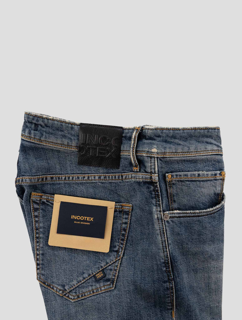Incotex Blue Cotton Ea Jeans 3