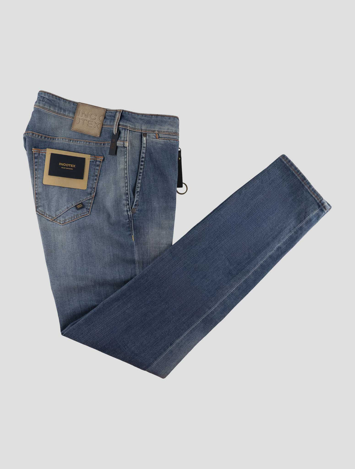 Incotex Blue Cotton Pl Ea Jeans 1