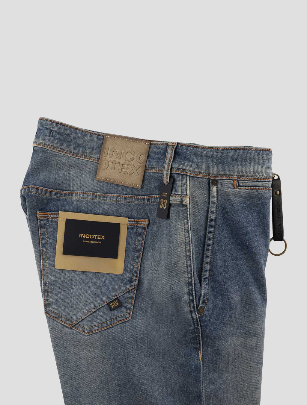 Incotex Blue Cotton Pl Ea Jeans 3