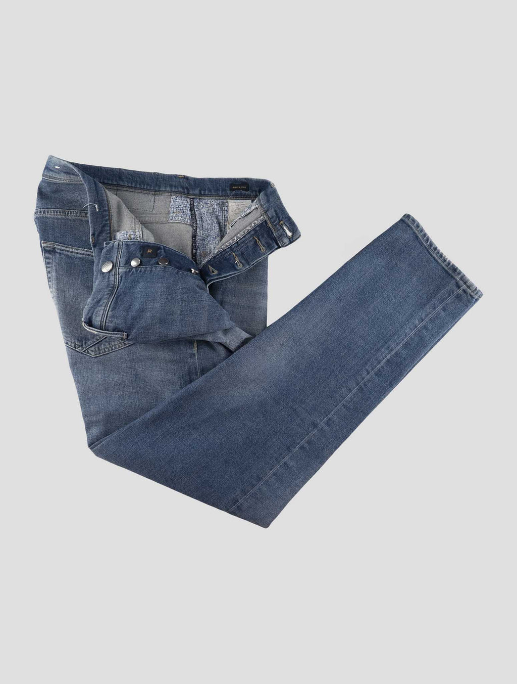 Incotex Light Blue Cotton Ea Jeans 2