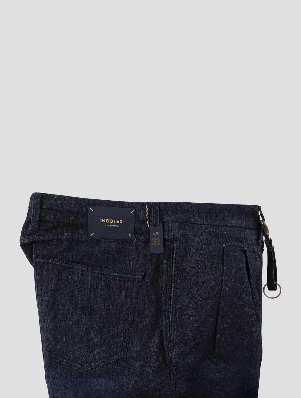 Incotex Blue Cotton Ea Pants Mod. Jeans 3