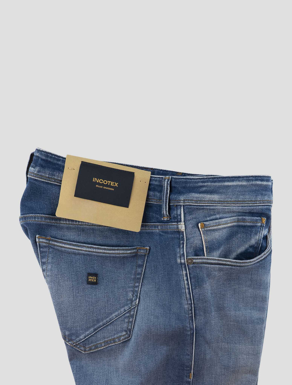 Incotex Blue Cotton Els Ea Jeans 3