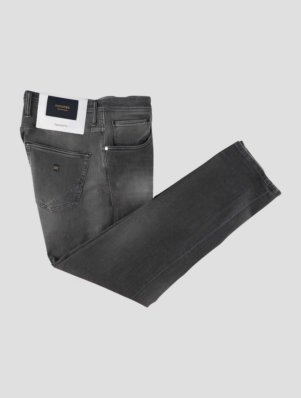 Incotex Gray Cotton Els Ea Jeans 1