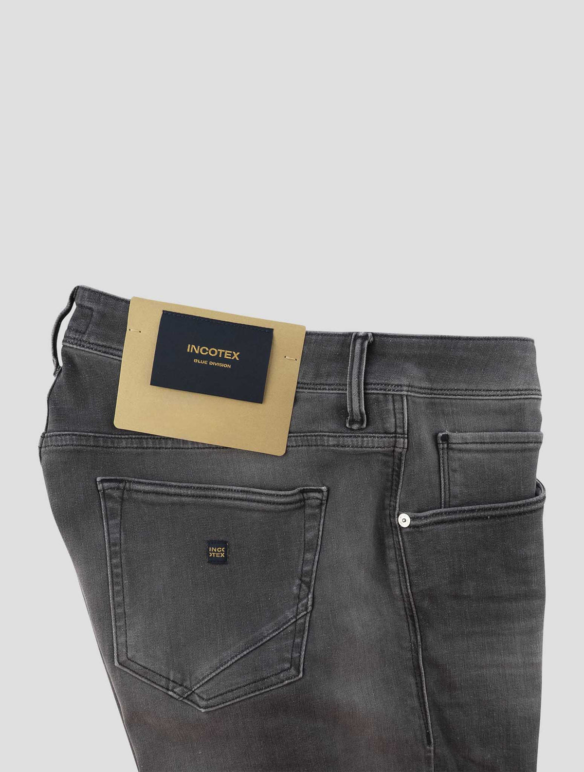 Incotex Gray Cotton Els Ea Jeans 3