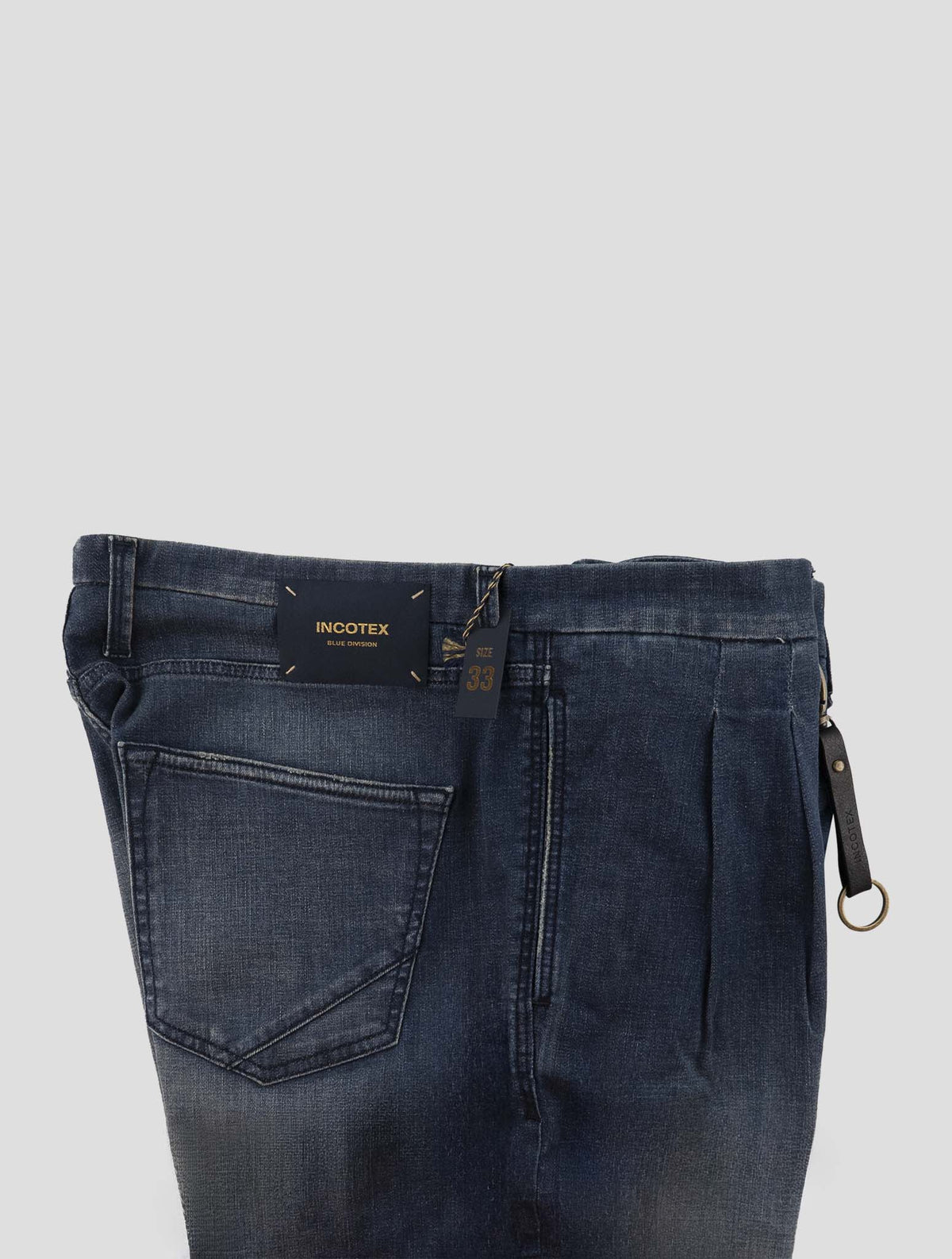 Incotex Blue Cotton Ea Pants Mod. Jeans 3
