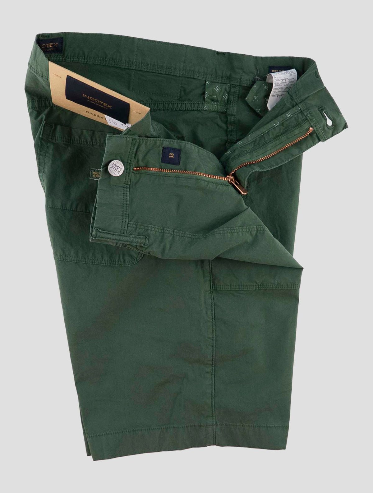 Incotex Green Cotton Ea Short Pants 2