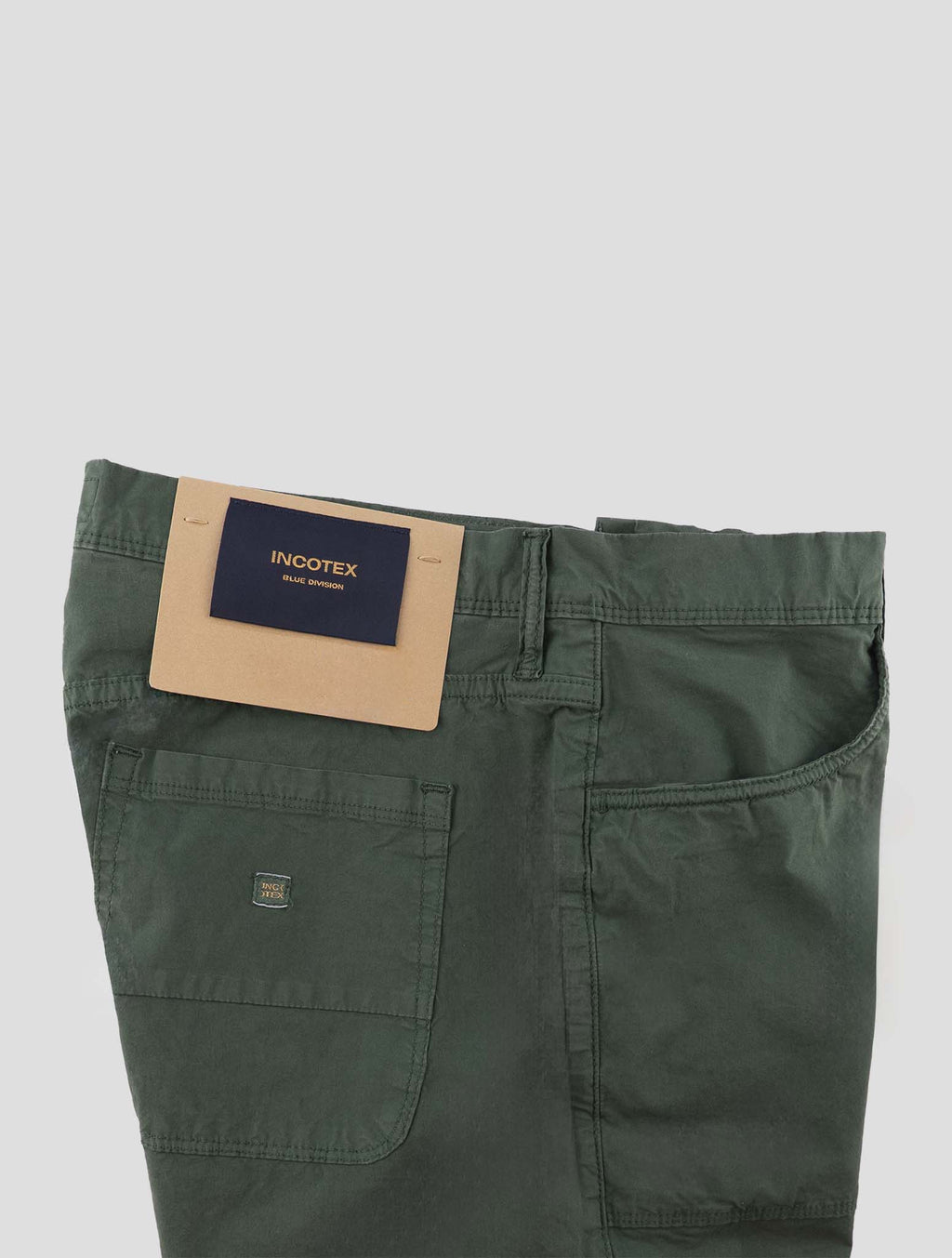 Incotex Green Cotton Ea Short Pants 3