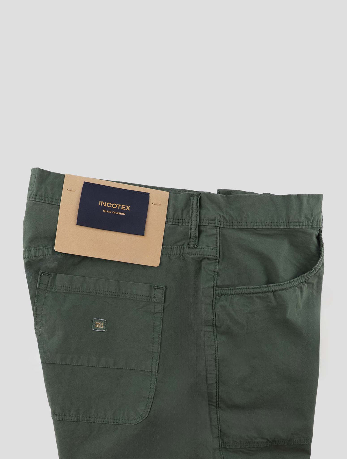Incotex Green Cotton Ea Short Pants 3