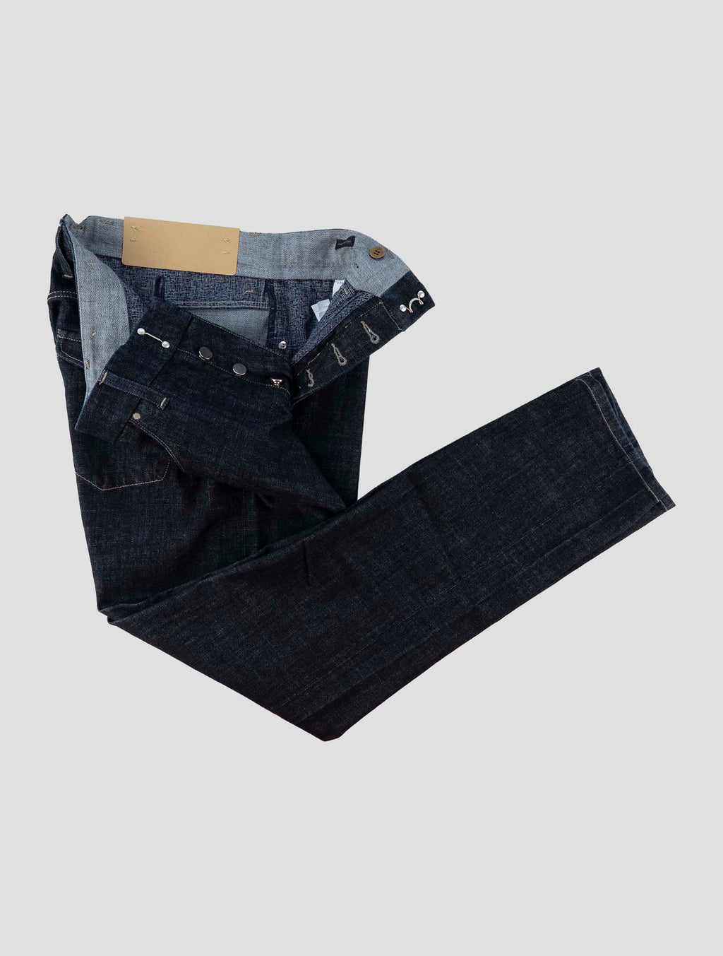 Incotex Dark Blue Cotton Ea Jeans 2