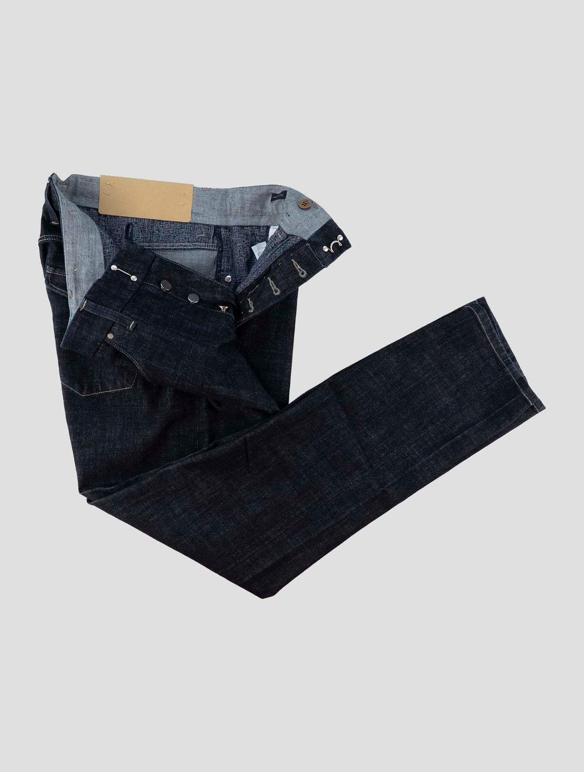 Incotex Dark Blue Cotton Ea Jeans 2