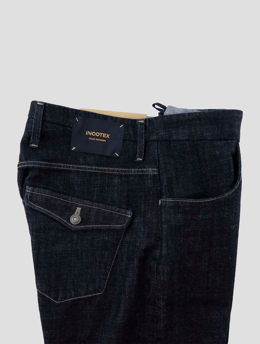 Incotex Dark Blue Cotton Ea Jeans 3