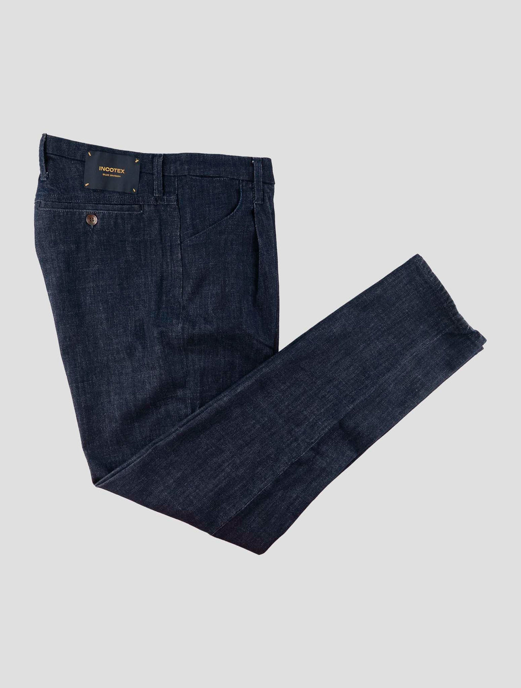 Incotex Dark Blue Cotton Ea Jeans 1
