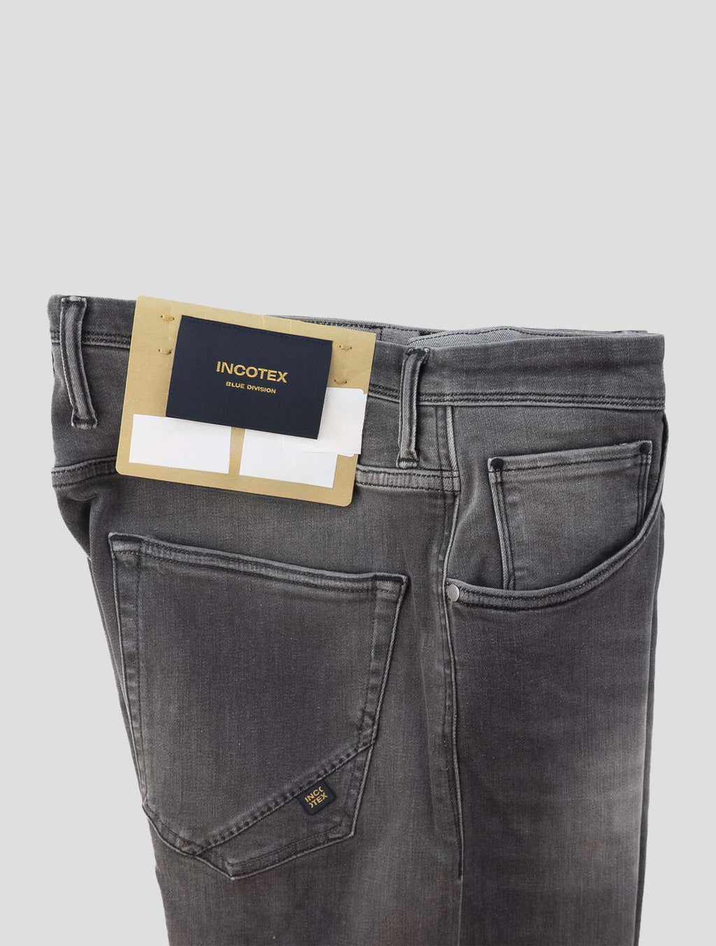 Incotex Gray Cotton Els Ea Jeans 3