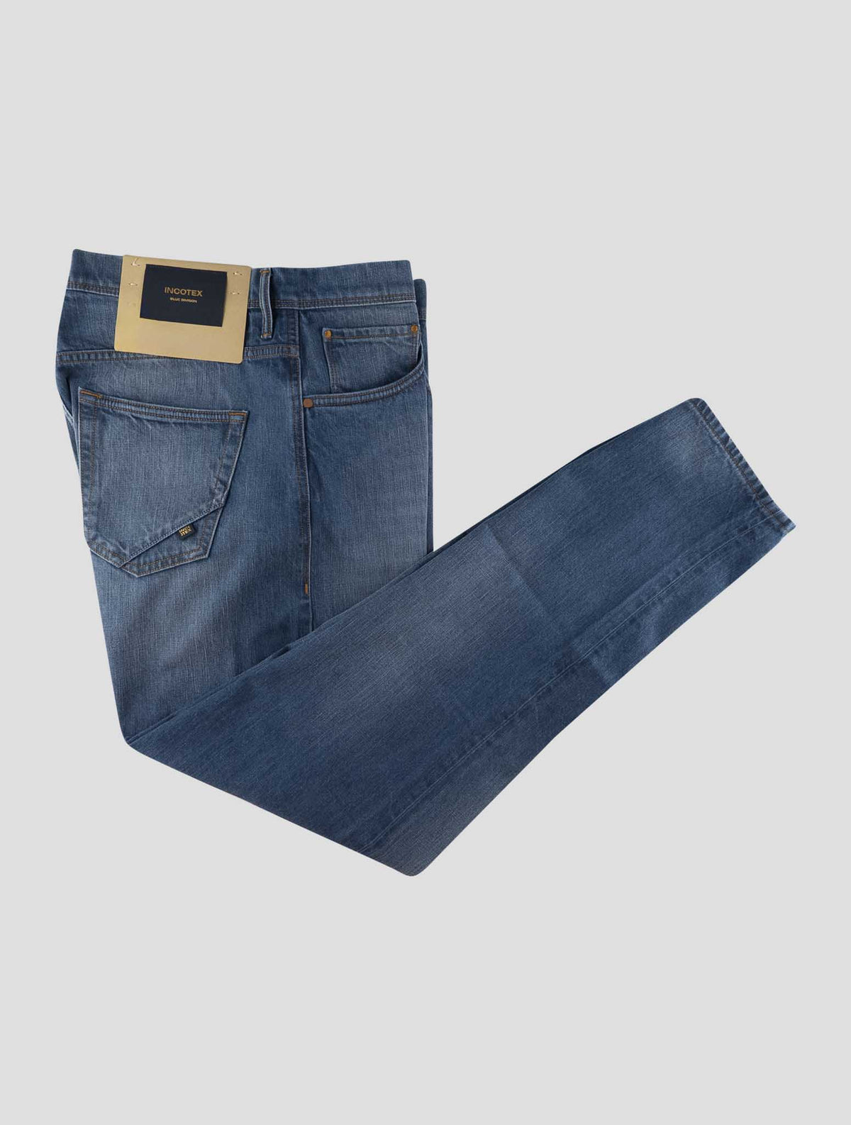 Incotex Blue Cotton Jeans 1
