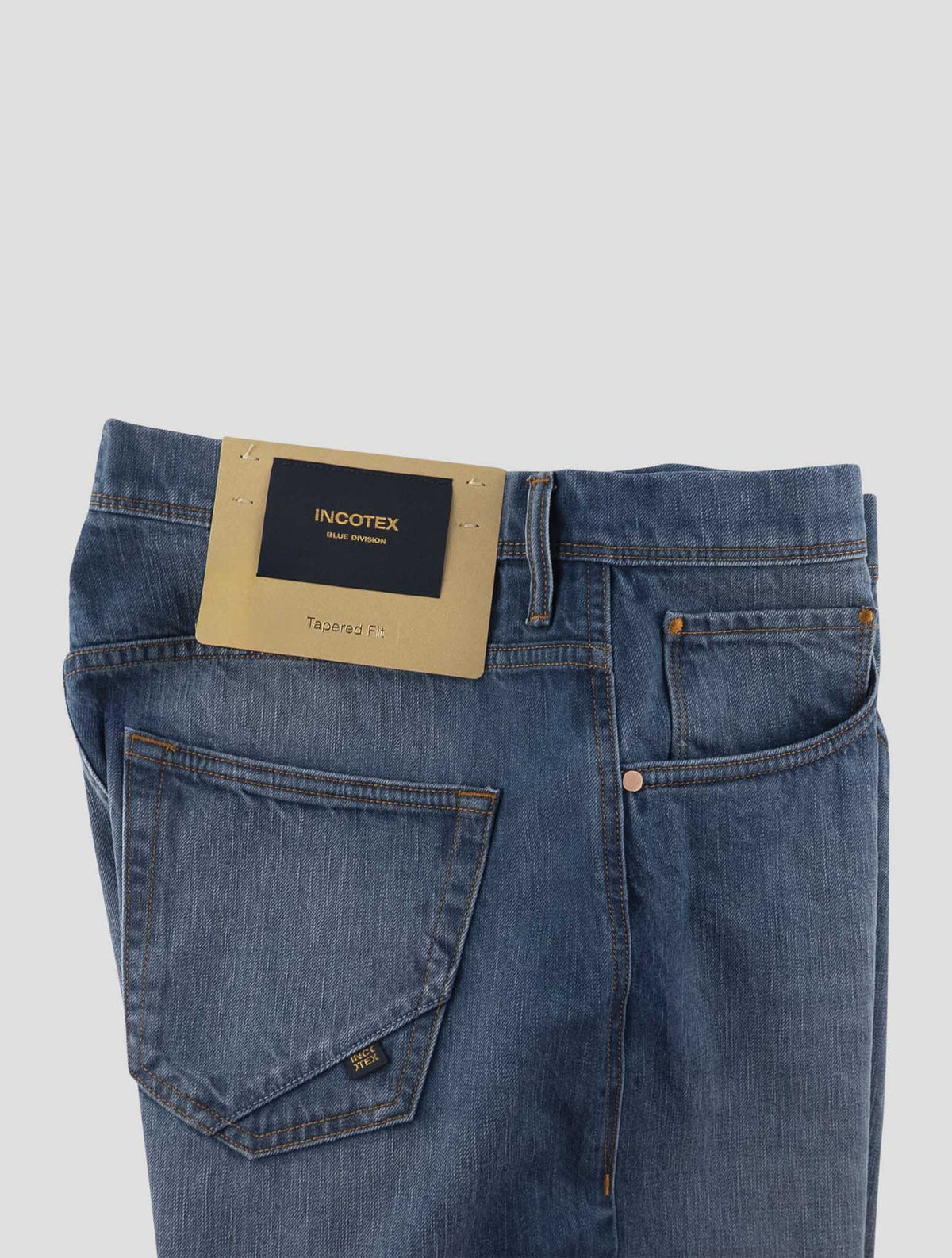Incotex Blue Cotton Jeans 3