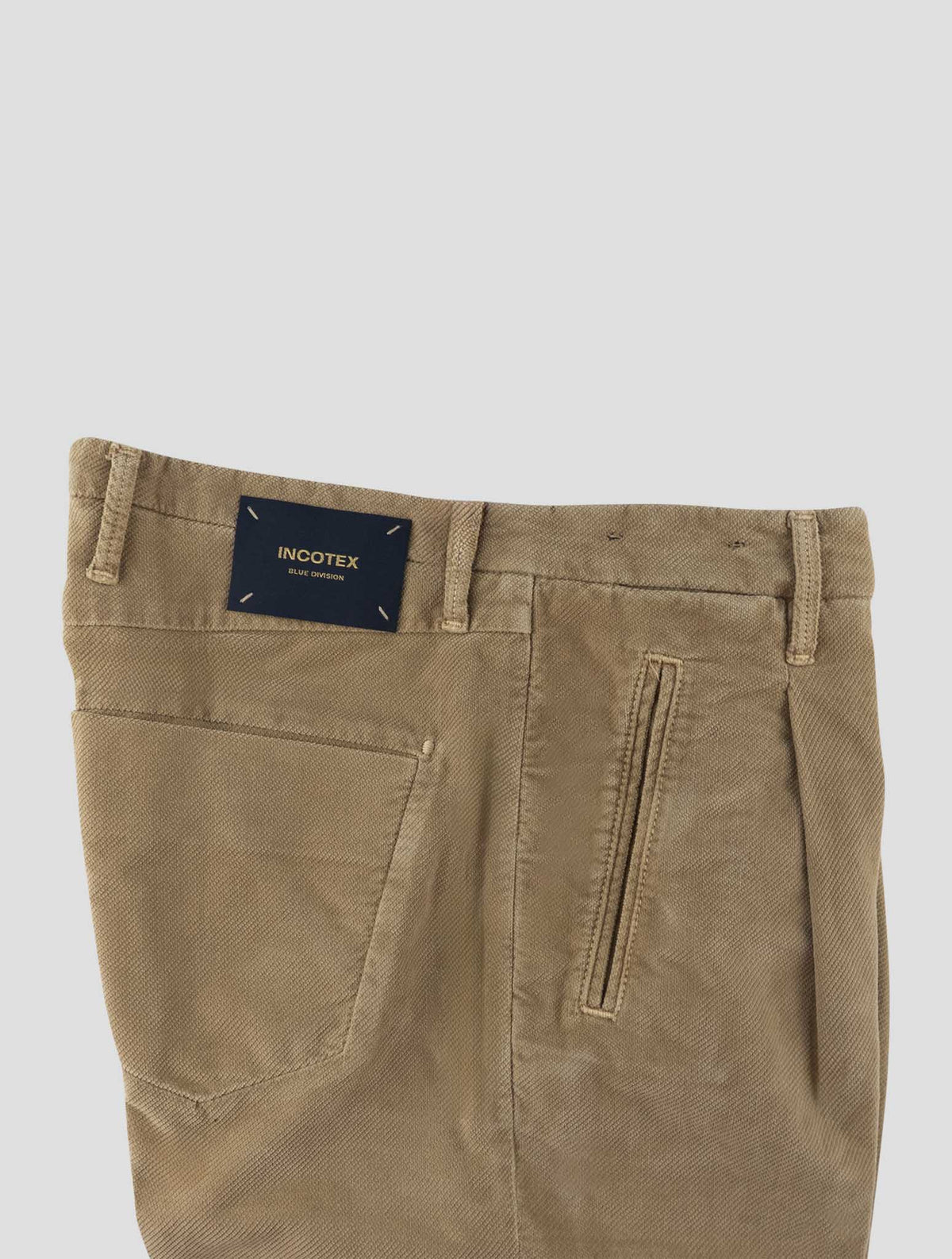 Incotex Beige Cotton Ea Pants 3