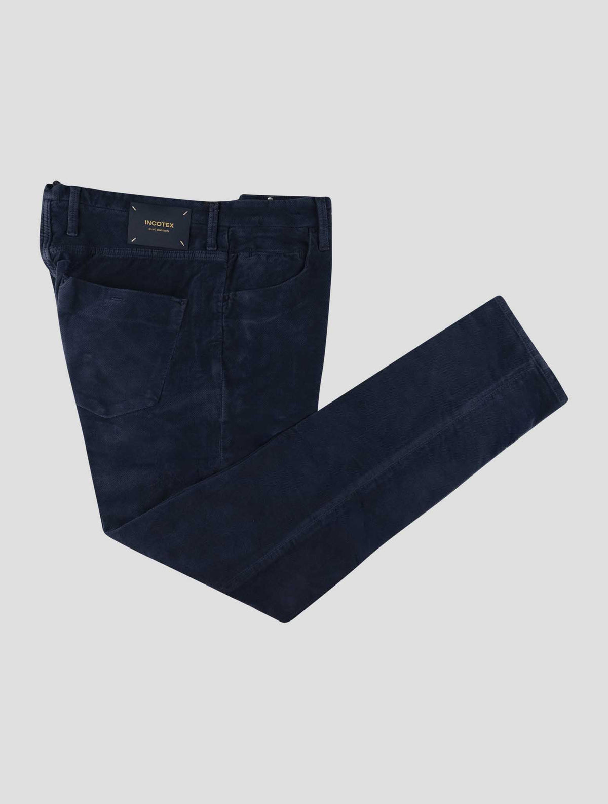 Incotex Blue Navy Cotton Ea Jeans 1