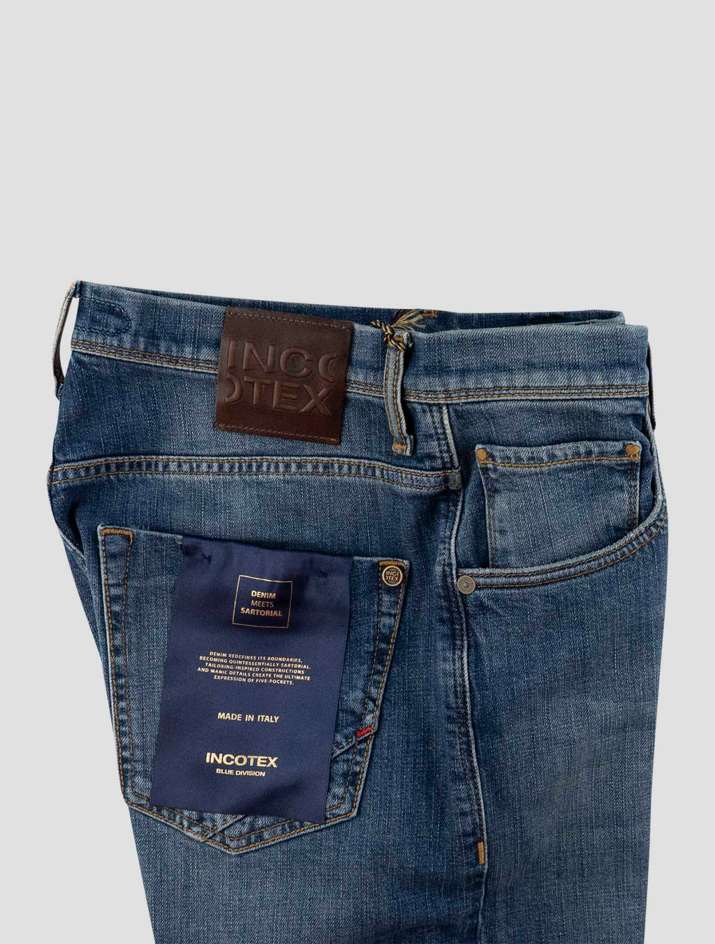 Incotex Blue Cotton Ea Jeans 3