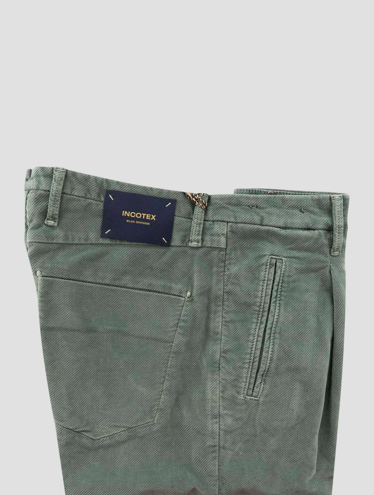 Incotex Green Cotton Ea Pants 3